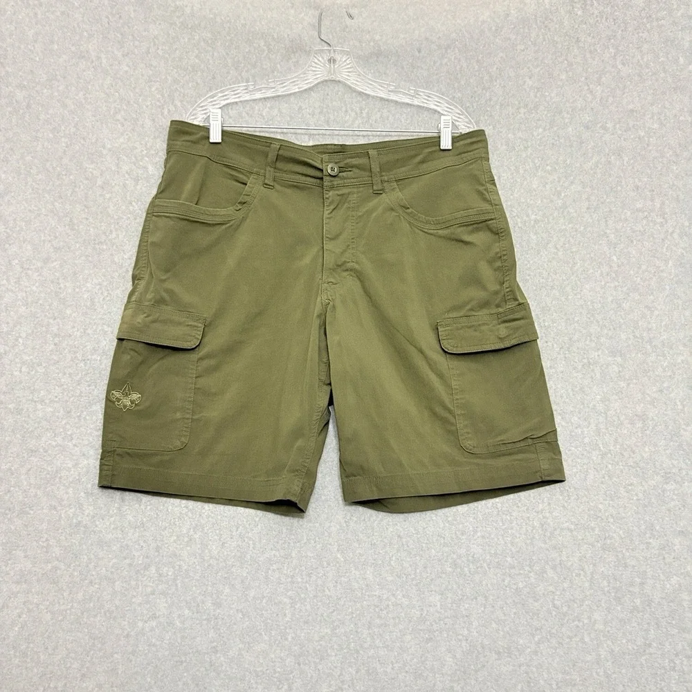 Boy Scouts of America Shorts Mens Size 36 Green Cargo Uniform BSA Hiking Outdoor